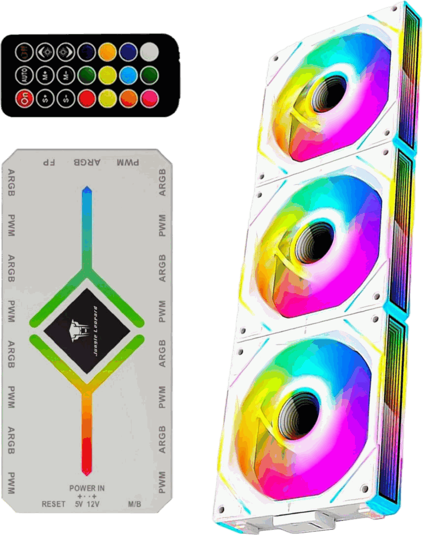 120mm ARGB Fans + 9-Port Hub