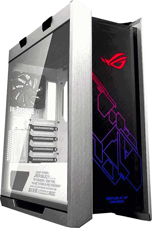 ASUS ROG Strix Helios (White) — a ZORTEK Technologies showcase chassis, hand-built in Cutler Bay, South Florida